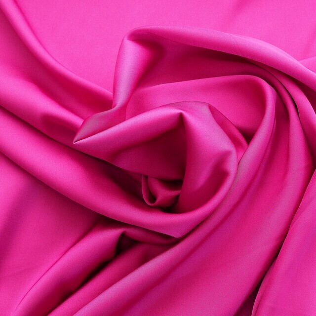 Stretch silk imitation satin in great magenta | View: Stretch silk imitation satin in great Magenta